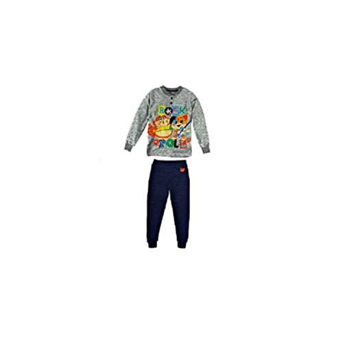 Pigiama Bambino Invernale 44 Gatti Pigiama in Felpa, Pigiama Bambino Felpato Disney Marvel (1070 Grigio Melange, 7 Anni) - Home Shopping Italia 