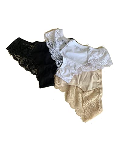 Frames 6 Slip e Brasiliana Donna con Inserti in Pizzo Colori Assortiti (5 (Slip), x_l) - Home Shopping Italia 