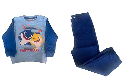Pigiama da Neonato Lungo Due Pezzi Varie Taglie e Colori - Baby Shark - Home Shopping Italia 