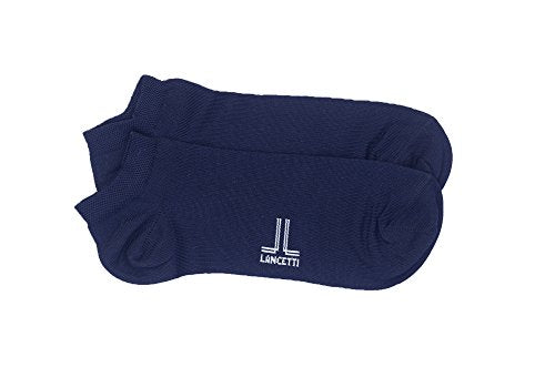 Lancetti 6 Paia di Calze sneaker fresco Filo di Scozia BLU (39-42) - Home Shopping Italia 