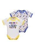 Ellepi Body Disney Mezza Manica Neonato Cotone Minnie Topolino Mesi Neonata Anni Bambino Baby Shower Regali Bambina Bimbo Bimba Intimo Neonati Bodini Maniche Maschio Femmina (1 Mese, Topolino Giallo) - Home Shopping Italia 