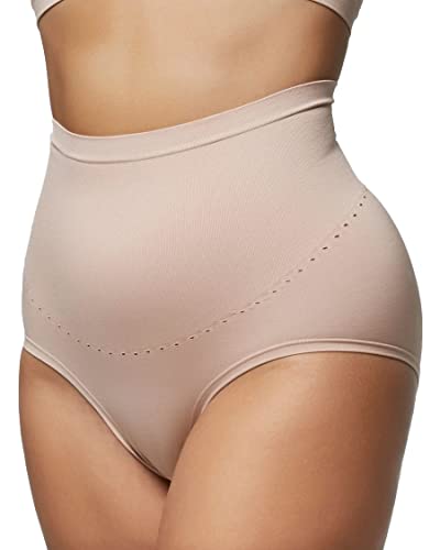 POMPEA guaina donna slip vita alta comfort size in microfibra art. 89624250 (XXXL, skin) - Home Shopping Italia 