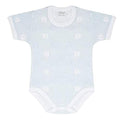 Ellepi (2pz) Body in Cotone Leggero Manica Corta Baby (Fantasia variabile) (3 Mesi, Azzurro) - Home Shopping Italia 