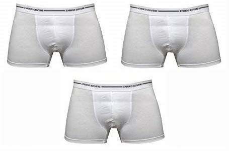 Enrico Coveri Uomo Boxer 3 Pezzi (4, Bianco) - Home Shopping Italia 