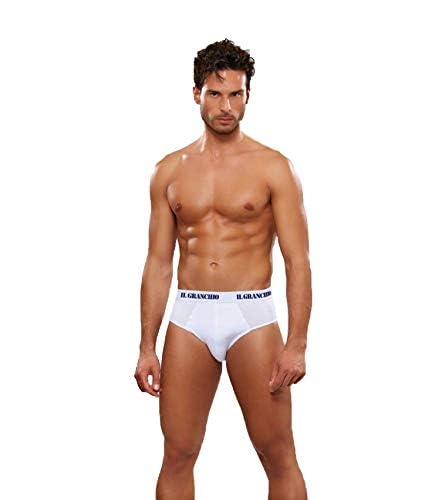 il granchio Slip Uomo in Cotone Elastico Esterno, Offerta 6 e 12 Pezzi, Slip Uomo in Cotone Elasticizzato (6 Pezzi 2NERO-2BLU-2GRIGIO, 6-XL-52) - Home Shopping Italia 