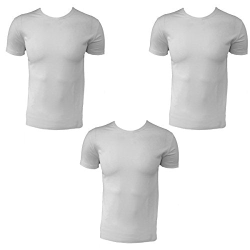 3 t-Shirt Bimbo/Ragazzo Mezza Manica Girocollo in Cotone Elasticizzato Navigare Art. 13029 (Bianco, 8 (11-12 Anni)) - Home Shopping Italia 