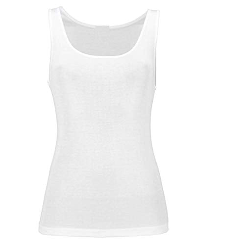 6 Canotte donna Spalla Larga 4° Bordo Raso Bianco Art. OP 26 Speedy Line - Home Shopping Italia 