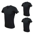 Enrico Coveri Maglietta Intima Uomo Scollo V Offerta 3 e 6 Pezzi, Maglia Uomo in Cotone BIELASTICO ET 1001 (3 Pezzi Nero, XXL) - Home Shopping Italia 