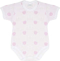 Ellepi (2pz) Body in Cotone Leggero Manica Corta Baby (Fantasia variabile) (6 Mesi, Rosa) - Home Shopping Italia 