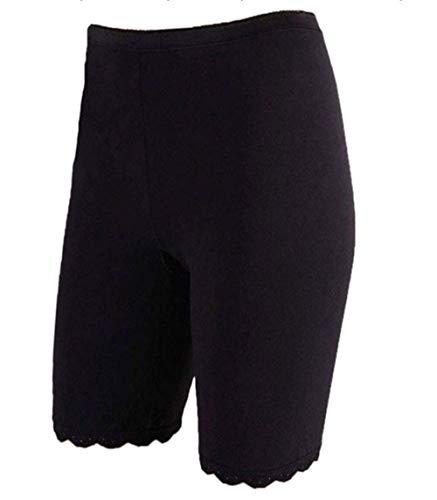 Cotonella Long Donna in Cotone Elasticizzato Art. 3163 - Confezione da 2 Pezzi - Disponibile nei Colori Bianco e Nero - 2 Pezzi Nero 10 - Home Shopping Italia 