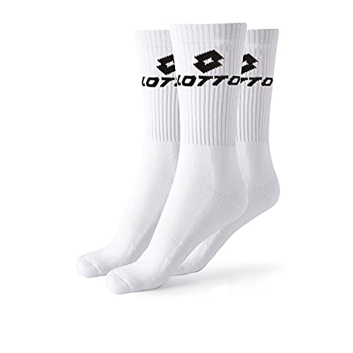 Lotto 12 Paia Calzini Tennis Uomo/Donna in Morbido Cotone traspirante, Certificati OEKO-TEX, Bianco, 35-38 - Home Shopping Italia 