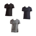 Enrico Coveri Maglietta Intima Uomo Girocollo Offerta 3 E 6 Pezzi, Anche in Taglie Maxi, Maglia Uomo in Cotone Pettinato ET1100 (6 Pezzi Ass 2BLU 2NERO 2GRIGIO, 3-S-46) - Home Shopping Italia 