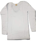 4 Maglie donna Manica Corta Lunga Bianco macramè Lana e Cotone Art. OP-16/17 Speedy (8, Manica Lunga) - Home Shopping Italia 