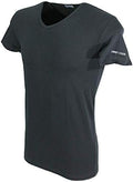 Enrico Coveri Maglietta Intima Uomo Scollo V Offerta 3 E 6 Pezzi, Maglia Uomo in Cotone BIELASTICO ET 1001 (6 Pezzi Ass. (2 NRO 2 Blu 2 Grigio), 7-XXL) - Home Shopping Italia 
