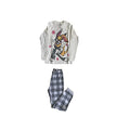 Sabor Pigiama da Bambina Lungo Due Pezzi in Cotone Interlock - Coniglietto e Coniglietta - Home Shopping Italia 