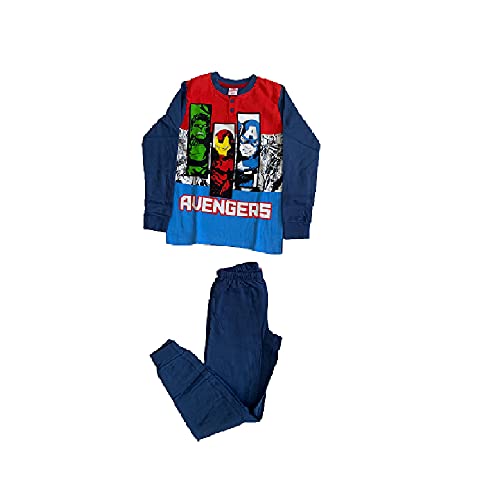 Sabor Pigiama Bambino Lungo a Due Pezzi Invernale Varie Taglie e Colori - Supereroi - Home Shopping Italia 