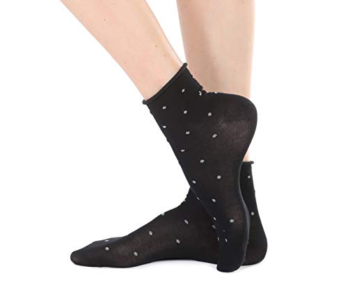 MERITEX - Calza donna Fantasia - 36/41, Nero - Home Shopping Italia 