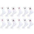 Lotto Calze Sportive per Uomo, Bianco, 43/46 (pacco da 12) - Home Shopping Italia 