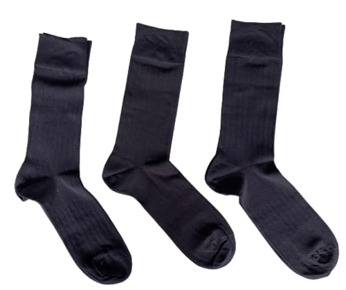 CALZIFICIO PEZZINI Confezione da 6 paia di calze corte sanitarie da uomo in caldo cotone Art. UCZ-761LINKS Vari Colori (Blu Carlo (39-42)) - Home Shopping Italia 