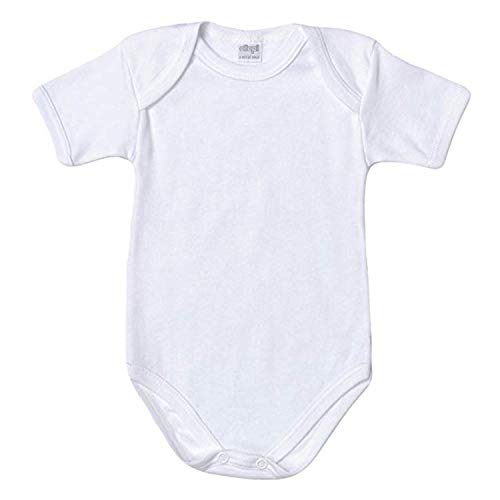 Ellepi 6 Body Bimbo in Puro Cotone Anallergico con Cuciture Comfort Colore Bianco Mezza Maniche. Taglia 12 Mesi - Home Shopping Italia 