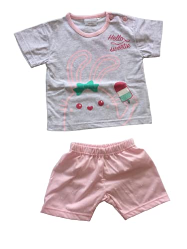 Pigiama neonata Corto Due Pezzi in Cotone Jersey Estivo - Primero - Home Shopping Italia 