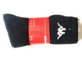 Kappa 3 Calzini Unisex Corti Spugna Tennis (35/38, Nero) - Home Shopping Italia 
