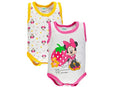 Ellepi Body Senza Maniche Neonata Minnie Mouse Costine Set 2 Pz AF5050 (Giallo/Fucsia, 3 Mesi) - Home Shopping Italia 