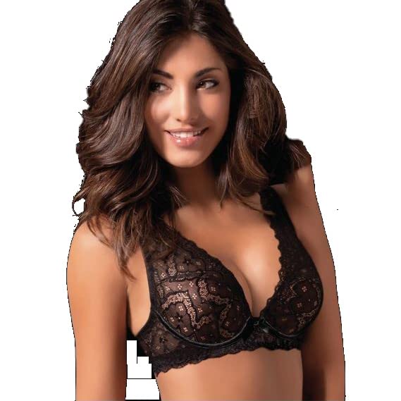 Bralette in Pizzo, Coppa C, a Balconcino Leggermente Imbottito - Art. Elenoire - Love And Bra (4C, Bianco) - Home Shopping Italia 