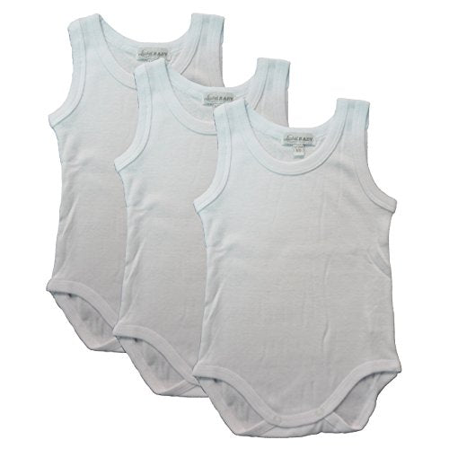3 Body neonata/o Spalla Larga 100% Cotone Art. 05832B/T457 Bianco (9 Mesi) - Home Shopping Italia 