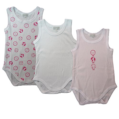 liabel 3 Body neonata/o Spalla Larga 100% Cotone Art. 05832B/T1457 (Rosa, 36 Mesi) - Home Shopping Italia 