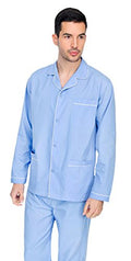 PIGIAMA UOMO MANICA LUNGA APERTO TELA DI COTONE NEW DIPLOMAT ART WO501 - Home Shopping Italia 