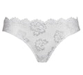 LORMAR Perizoma String Tutto Pizzo Elasticizzato Vita Bassa Marca Made in Italy (4°(Large), Bianco) - Home Shopping Italia 