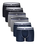 AZZETA Boxer Elasticizzati Basic Confezione da 6 pz. Multicolore M - Home Shopping Italia 