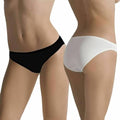 Cotonella 6 Slip Donna l'altra Cotone Elasticizzato Art.3939 (5, 3BIANCHI/3NERI) - Home Shopping Italia 