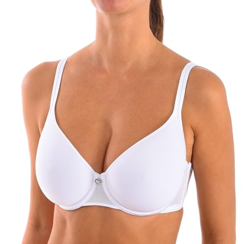 Selene Fabiola Reggiseno con Ferretto, Bianco (Blanc Blanc), 5 (Taglia Produttore: C.100) Donna - Home Shopping Italia 