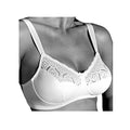 GIOS Reggiseno cotone e lycra ricamato art. 973-5, Bianco - Home Shopping Italia 