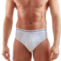 ENRICO COVERI slip in cotone elasticizzato uomo art. ES1000 (6pz) - 5, Bianco - Home Shopping Italia 