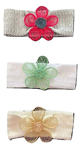 3 pezzi fascia capelli da bambina con applicazione colori assortiti - Bel Piccino - Home Shopping Italia 