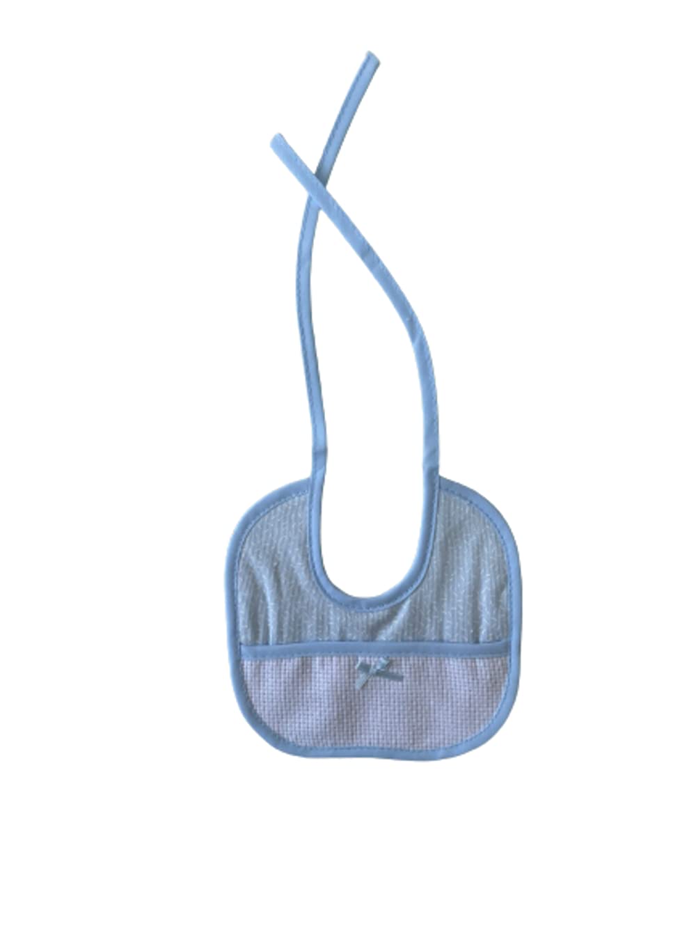 Set 2 bavaglini neonato e neonata Ricamabile con tela aida varie misure con laccetti - Home Shopping Italia 