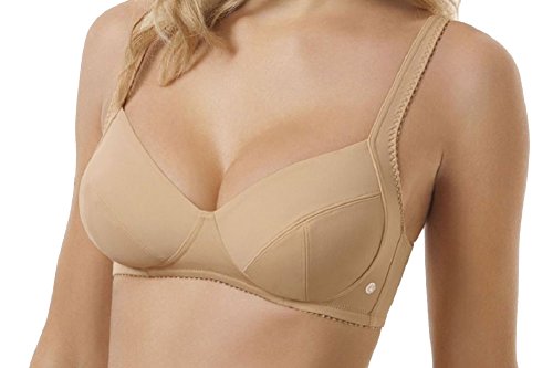 Si e Lei Reggiseno 960 senza ferretto Coppa C - colori Bianco Nero Skin -NERO 5 - Home Shopping Italia 