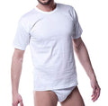 UOMO 3 Maglie Cotone Modal Mezza Manica 6° Bianco Girocollo Art. 401 Speedy Line - Home Shopping Italia 