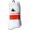 Kappa 3 Calzini Unisex Corti Spugna Tennis (45/47, Bianco) - Home Shopping Italia 