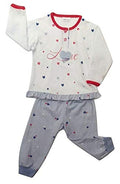 Primero Pigiama Lungo Due Pezzi neonata Fantasia Love Art. E13132 - Home Shopping Italia 
