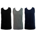 Enrico Coveri 3 Canotte Uomo Spalla Larga in Cotone Pettinato Art. ET1102 (Nero/Blu/Grigio, 7/XXL) - Home Shopping Italia 