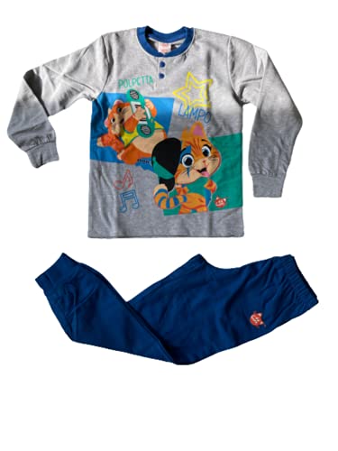 Sabor Pigiama da Bambino in Cotone Felpato Topolino 44 Gatti Supereroi Topolino Bambino 3-7 Anni Pigiama Invernale (44 Gatti Grigio Melange, 7 Anni Cotone Felpato) - Home Shopping Italia 