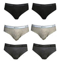 Cotonella Slip Uomo in Cotone BIELASTICO con Elastico PARLATO -Confezione da 6 Slip - Disponibile nei Colori Bianco, Nero o Assortito - Home Shopping Italia 