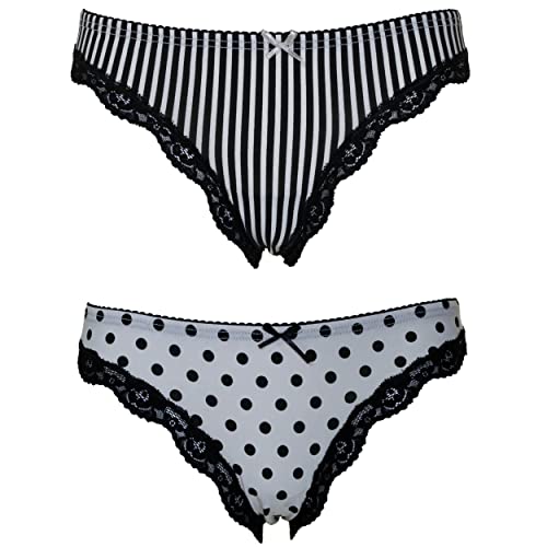 Confezione 6 pezzi intimo donna panty brasiliano perizoma slip midi slip vita bassa colorazioni assortite fantasie a seconda della disponibilità - Home Shopping Italia 