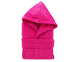 Generico Accappatoio in Spugna 100% Cotone con Cappuccio Uomo/Donna (Fuxia, M) - Home Shopping Italia 