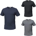 Enrico Coveri 3 t-Shirt Uomo Mezza Manica Girocollo Cotone bielatico Art ET1000 (3/S, Nero/Blu/Grigio) - Home Shopping Italia 