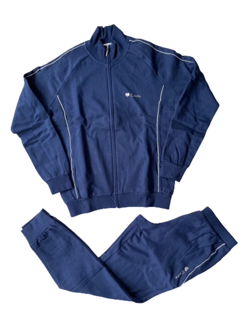 Tuta da donna a due pezzi giacca con zip due modelli varie taglie e colori Art. EA6008 / EA6009 - Enrico Coveri - Home Shopping Italia 